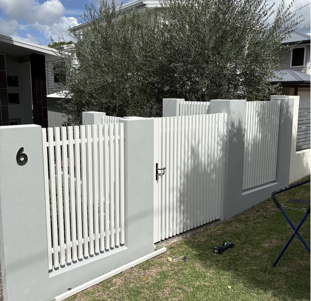 RL Fencing pedestrian gate installation